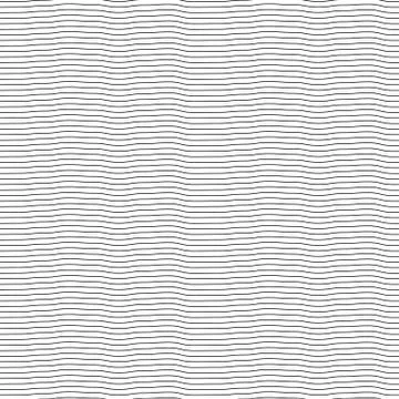 Black wavy lines seamless vector patternon white Stock Illustration