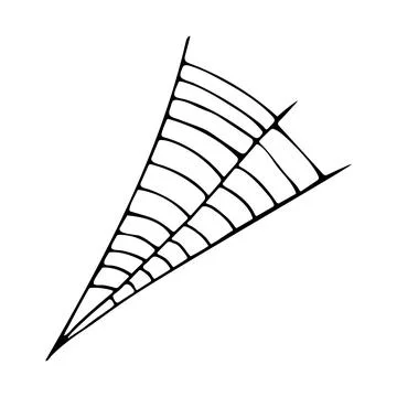 Black web on white background Vector illustration Stock Illustration