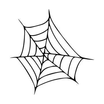 Black web on white background Vector illustration Stock Illustration