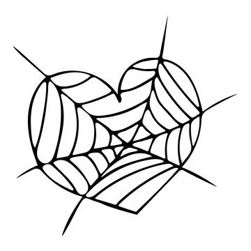 Black web on white background Vector illustration Stock Illustration