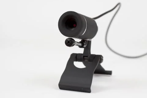 Black webcam Stock Photos