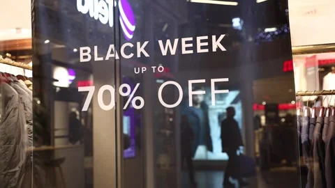 Black week, Linköping, Sweden Stock Footage 293803031
