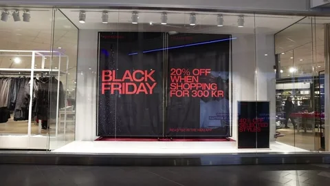 Black week, Linköping, Sweden Stock Footage 293803051
