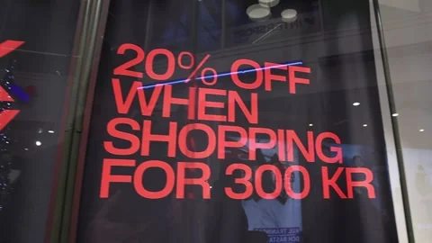 Black week, Linköping, Sweden Stock Footage 293803057
