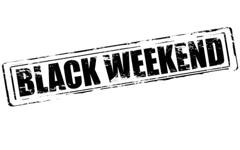 Black weekend Stock Illustration