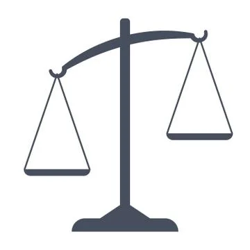 Black Weighing Scale Stock Illustration