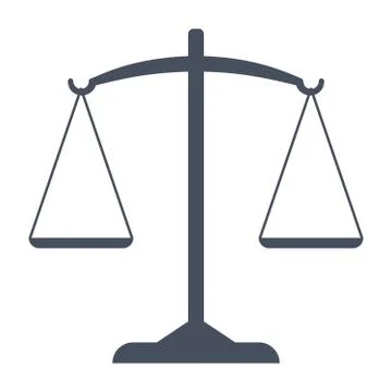 Black Weighing Scale Stock Illustration