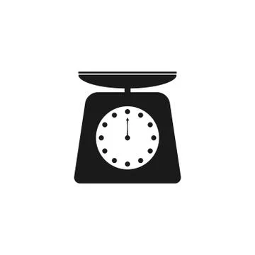 Black weight icon. Ilustración de archivo