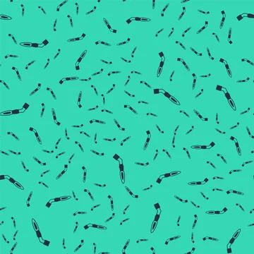 Black Welding torch icon isolated seamless pattern on green background.  Vect イラスト素材