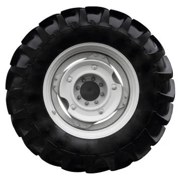The black wheel Stock Photos