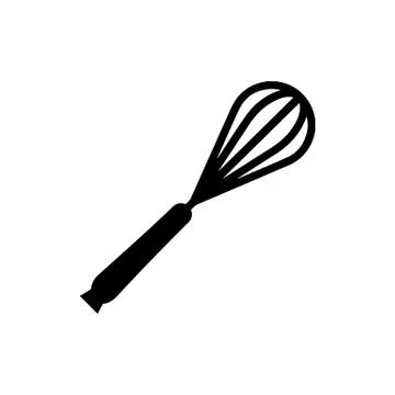 Black whisk 스톡 일러스트