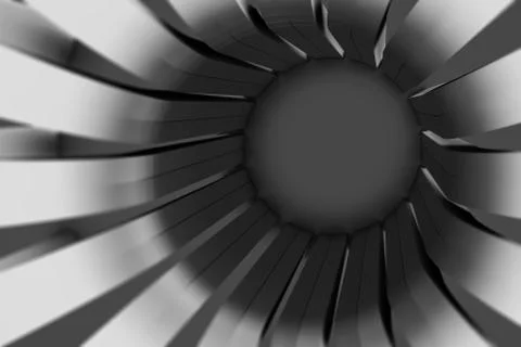 Black &amp; white 3d shapes rendering backdrop Stock Photos