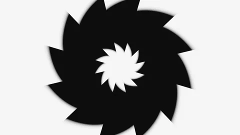 Black white abstract animated patterns. Endless looped background. Graphic beams Stock Footage 247683883