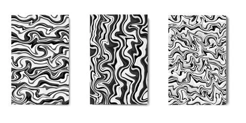 Black white abstract geometric background. Stock Illustration