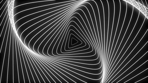 Black white abstract lines looped background Stock Footage 170945965