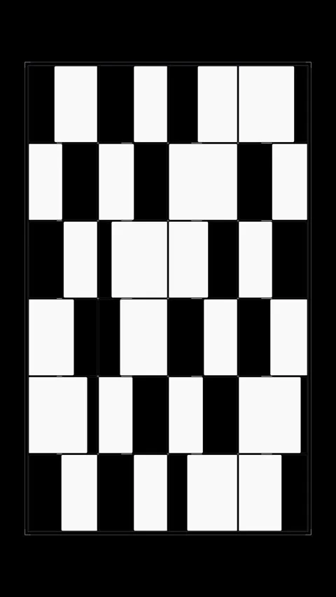 Black white abstract pattern geometric loop motion graphic Stock Footage 346649270