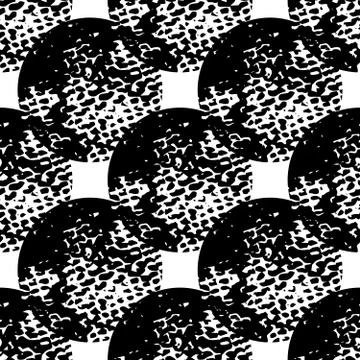 Black-white abstract pattern qualitative illustration for your design Stock Illustration