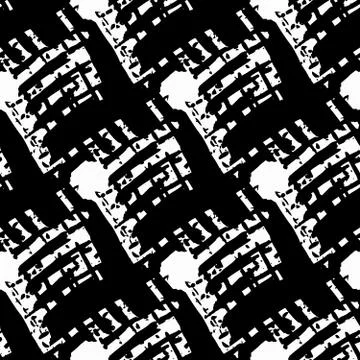 Black-white abstract pattern qualitative illustration for your design Illustrazione stock