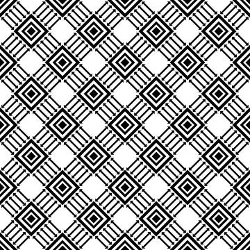 Black white airrow geometric pattern Stock Illustration