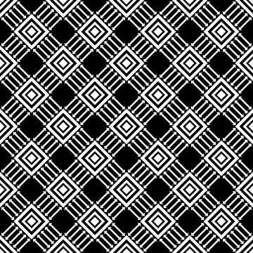Black white airrow zig zag geometric  Stock Illustration