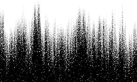 Black on white background. Black and white dissolve halftone grunge effect イラスト素材