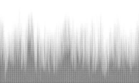 Black on white background. Black and white dissolve grunge effect. Vector Ill Stock Illustration