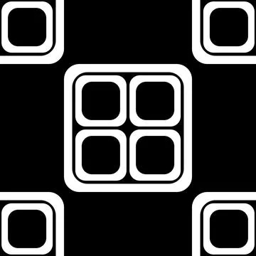 Black white boho stripes pattern Stock Illustration