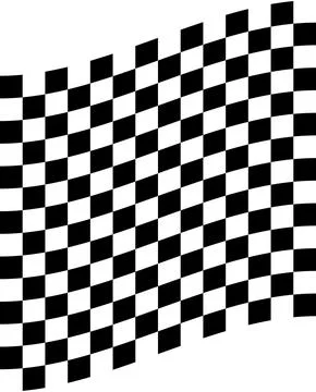 Black White Checkered Vector Art. Checkerboard black and white illustration Stock Illustration