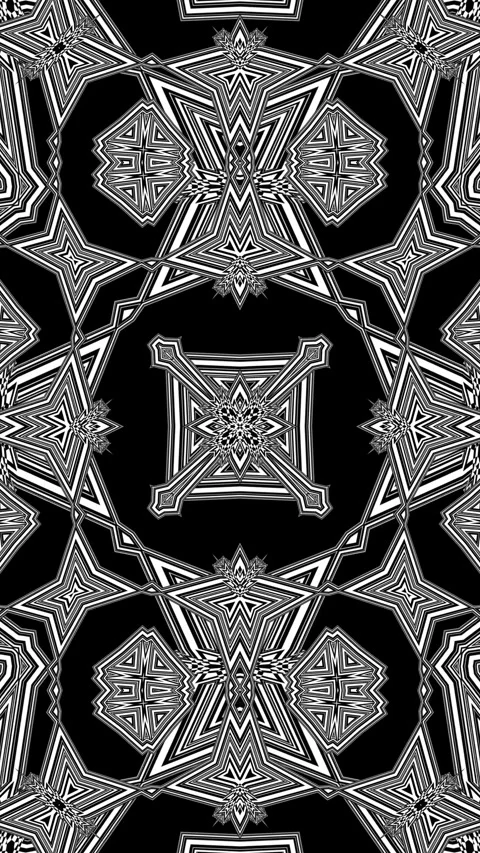 Black White Classy Geometrical Pattern Background Loop Stock Footage 282497803