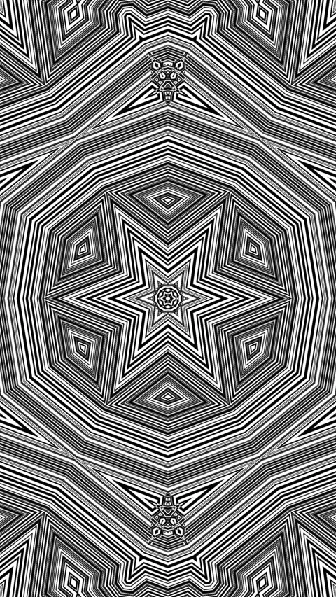 Black White Classy Geometrical Pattern Background Loop Stock Footage 282497811
