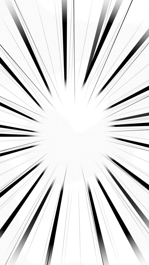 Black White Comic Speed Lines Action Burst Background Stock Footage 341371532