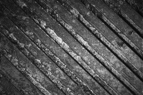 Black &amp; white construction texture background Stock Photos