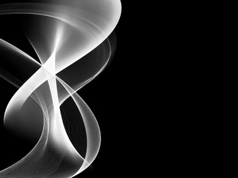 Black White Design Abstract Illustrazione stock