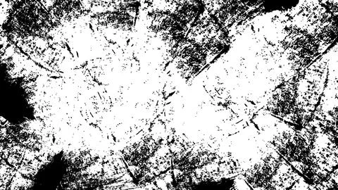 Black White Distressed Ink Texture Abstract Grunge Background Stock Illustration