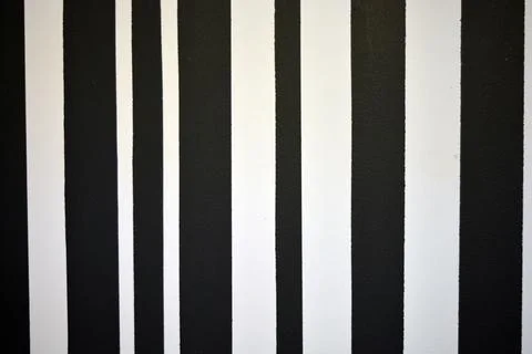 Black, white drawing of stripes of different widths and lengths. Stock Photos