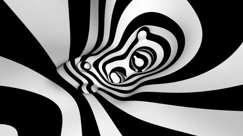 Black White Flow 库存影片 103801484