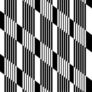 Black White Geometric Stripe Pattern Background Ilustração Stock
