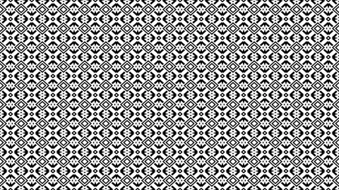 Black White Geometric Title Pattern Background Loop Stock Footage 282147985