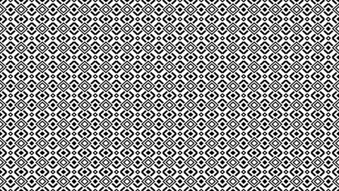 Black White Geometric Title Pattern Background Loop Stock Footage 282147991