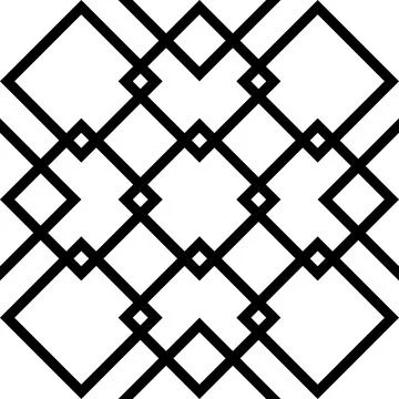 Black white geometric zig zag pattern Stock Illustration