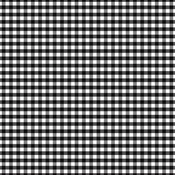 Black White Gingham Check Pattern Background Illustrazione stock