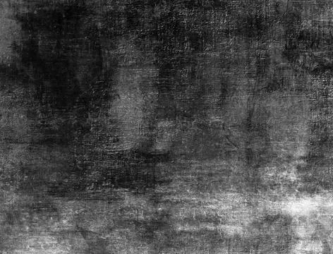 Black-White Grunge Dark Pattern. Wide-Screen Background. Black-White Grung... Stock Photos