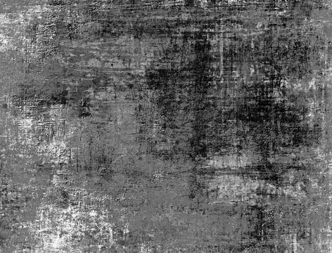 Black-White Grunge Dark Pattern. Wide-Screen Background. Black-White Grung... Stock Photos
