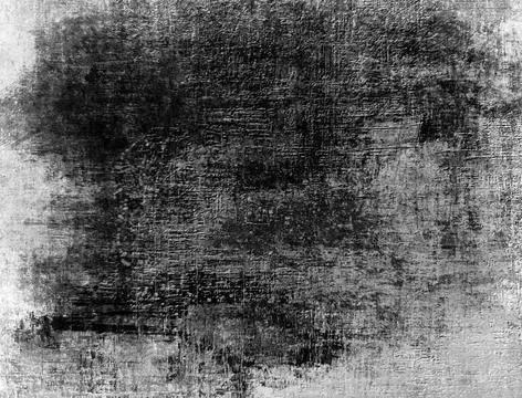 Black-White Grunge Dark Pattern. Wide-Screen Background. Black-White Grung... Stock Photos