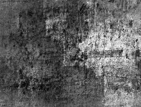 Black-White Grunge Dark Pattern. Wide-Screen Background. Black-White Grung... 스톡 사진