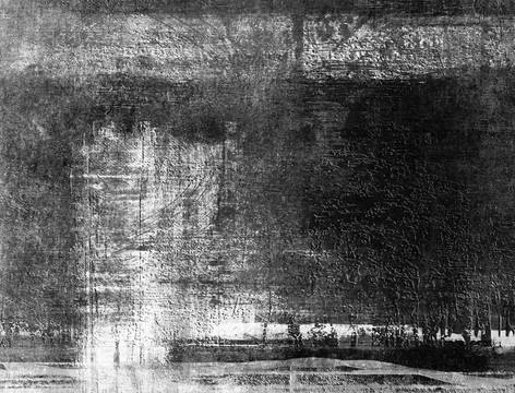 Black-White Grunge Dark Pattern. Wide-Screen Background. Black-White Grung... Stock Photos