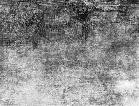 Black-White Grunge Dark Pattern. Wide-Screen Background. Black-White Grung... Stock Photos