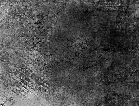 Black-White Grunge Dark Pattern. Wide-Screen Background. Black-White Grung... Stock Photos