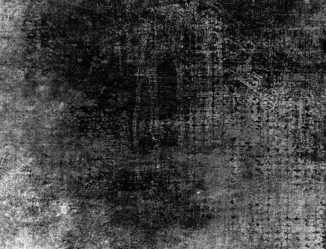 Black-White Grunge Dark Pattern. Wide-Screen Background. Black-White Grung... Foto stock