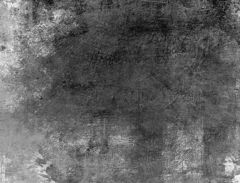 Black-White Grunge Dark Pattern. Wide-Screen Background. Black-White Grung... Stock Photos